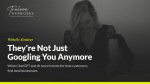 Trulove Webworks blog post about AI search and local businesses