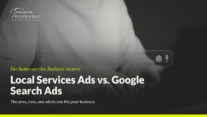 Local Services Ads vs Google Search Ads comparison graphic
